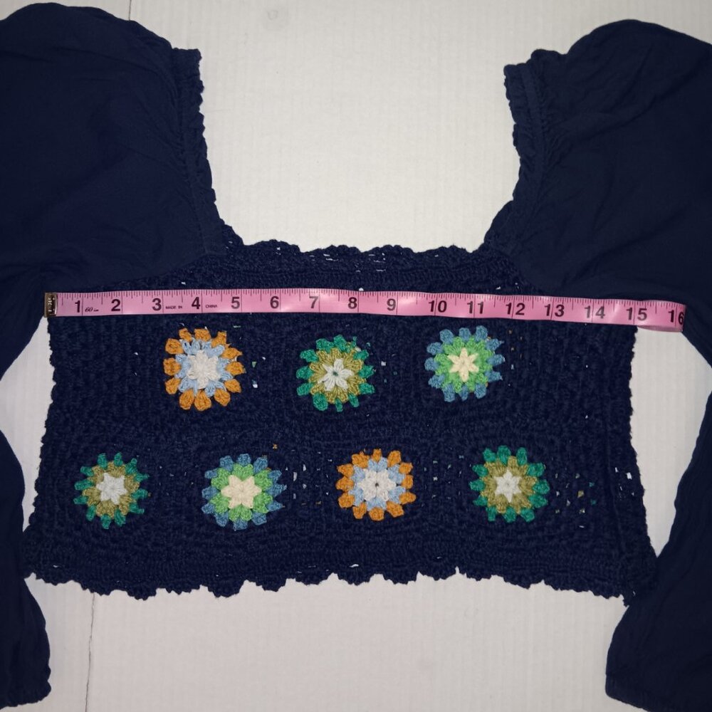 AERIE CROCHET VACAY CROP TOP - Picture 5 of 11